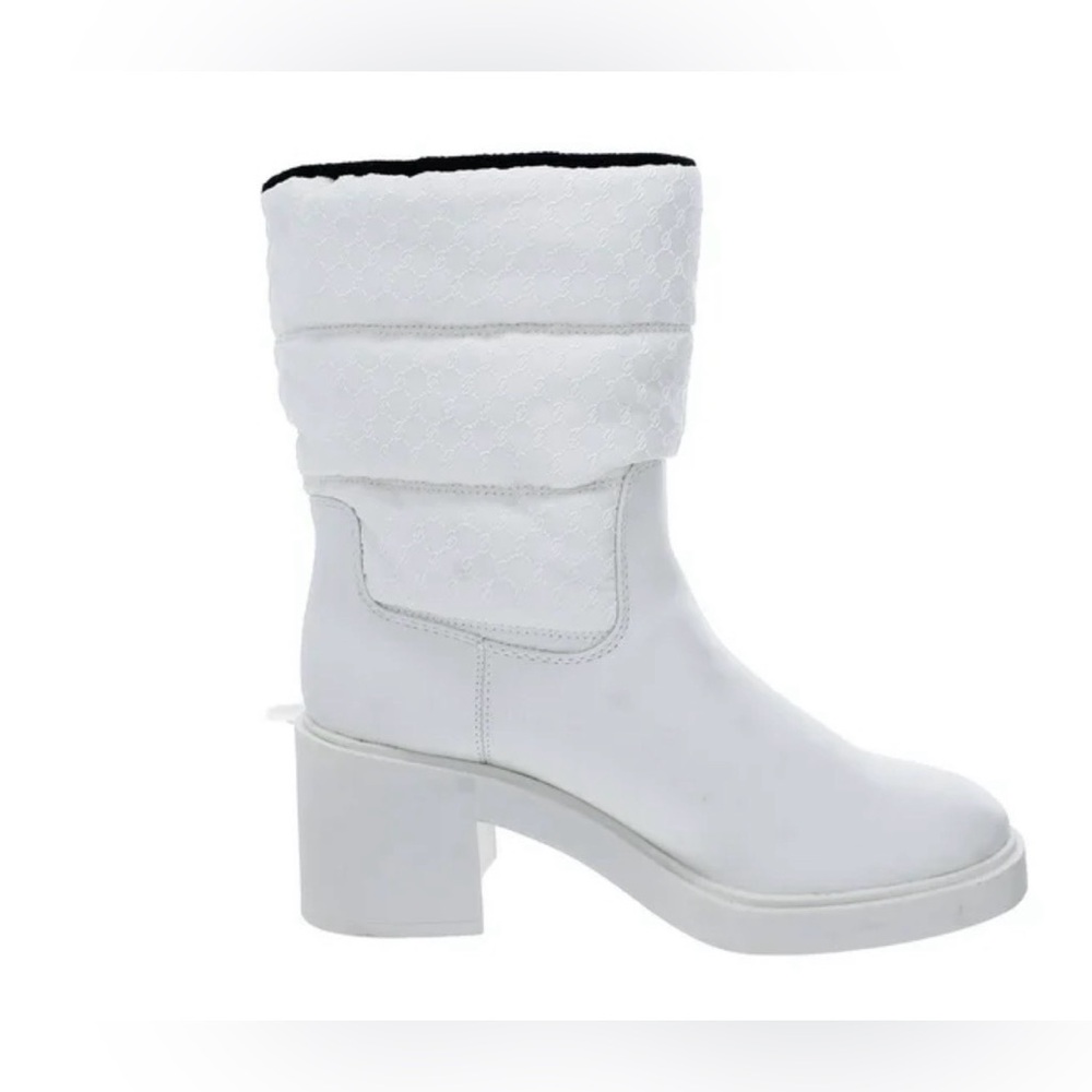 Franco Sarto Women's L-Snow Mid Calf Boots White - Picture 2 of 11